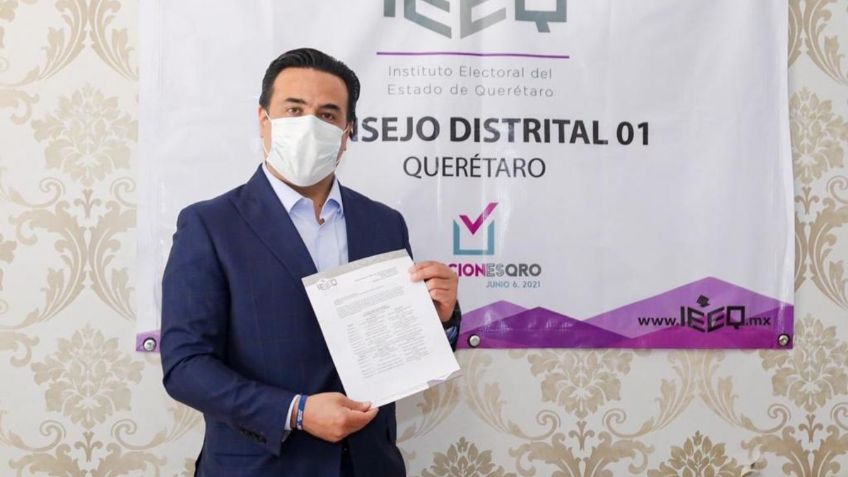 Que el avance de Querétaro no se detenga; señala Luis Nava en su registro como candidato 