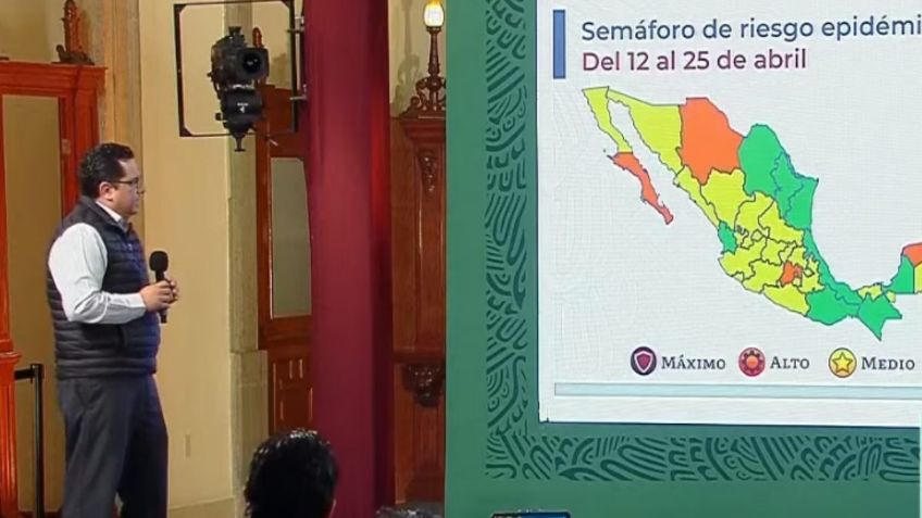 Semáforo Covid-19: Ocho estados pasan a color verde; quedan 5 en naranja