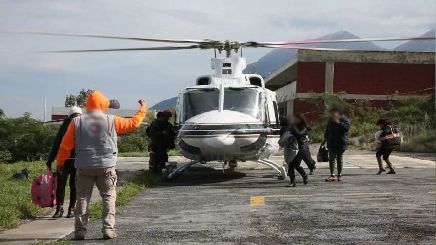 Atacan con armas de fuego a helicóptero de Fuerza Civil en Nuevo León