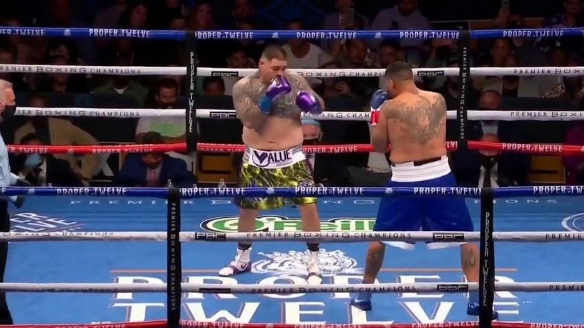 ¡Hay tiro! PELEA en gradas OPACA combate de Andy Ruiz contra Chris Arreola: VIDEOS