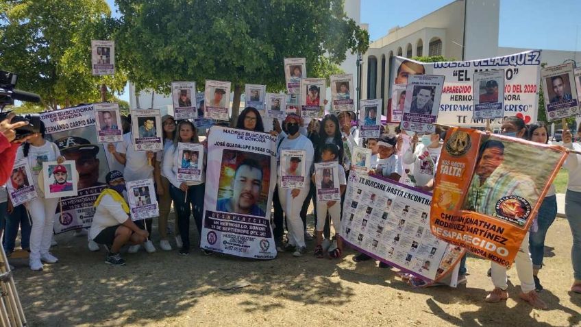 Marchan madres de desaparecidos en Sonora