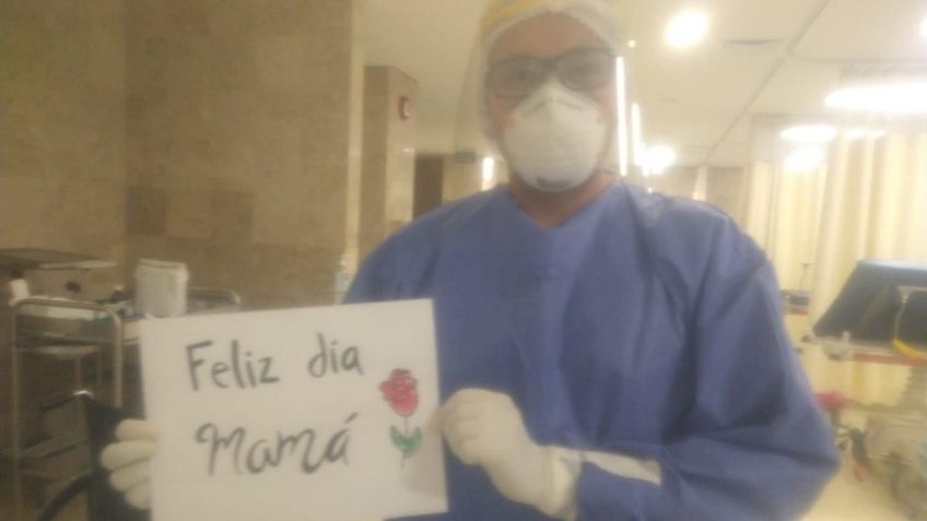 ¡Enternecedor! Médico manda mensaje a su mamá por el 10 de Mayo desde centro Covid en Querétaro