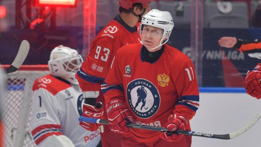 Vladimir Putin festeja el Día de la Victoria sobre la Alemania nazi con juego de hockey: VIDEO