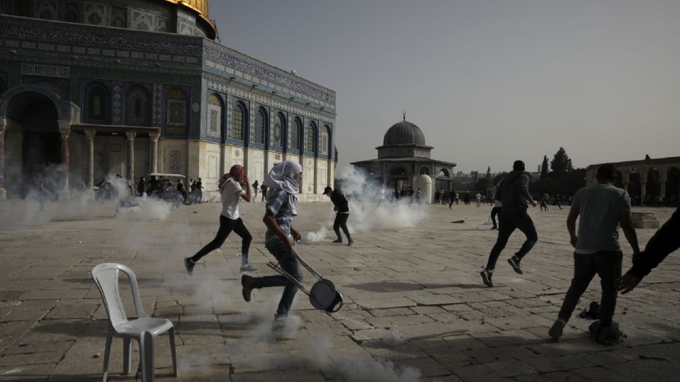 La Explanada de las Mezquitas fue escenario de los enfrentamientos. Foto: AP