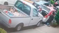 Captan robo de autopartes en calles de la colonia Portales; todo ocurre en un minuto: VIDEO