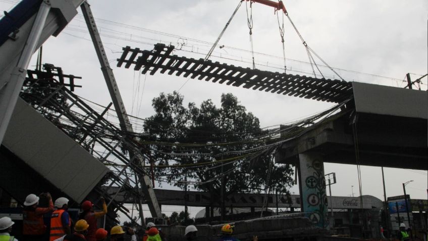 Retiran vía de la Zona Cero del STC Metro tras 12 horas de trabajo