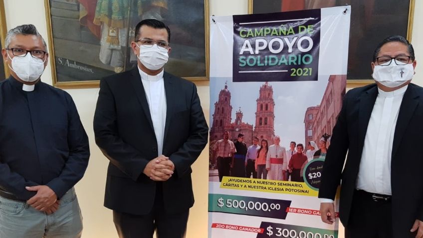 Emprende Iglesia Católica de San Luis Potosí campaña para recibir donativos