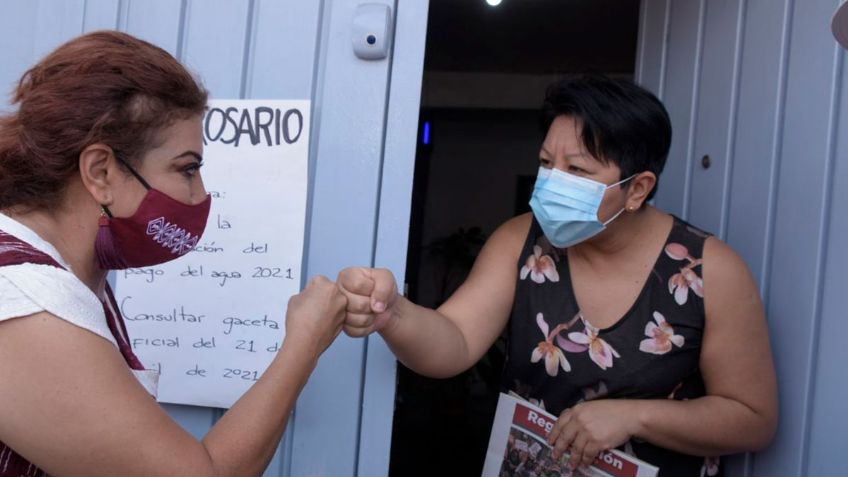 Clara Brugada promete intervenir 2 mil grietas en Iztapalapa