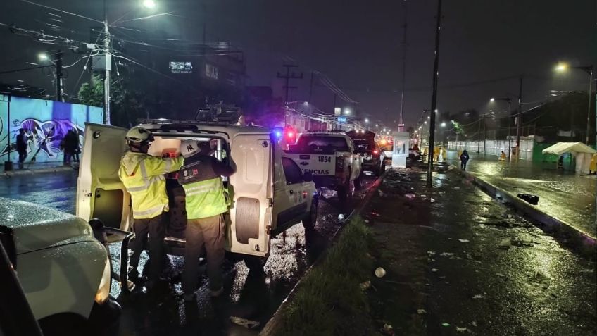 Lluvias en CDMX deja 20 encharcamientos, 13 de ellos en Iztapalapa