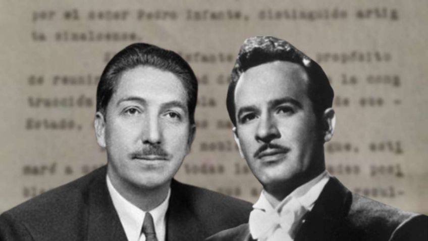 Miguel Alemán y Pedro Infante NO eran enemigos; esta carta lo demuestra