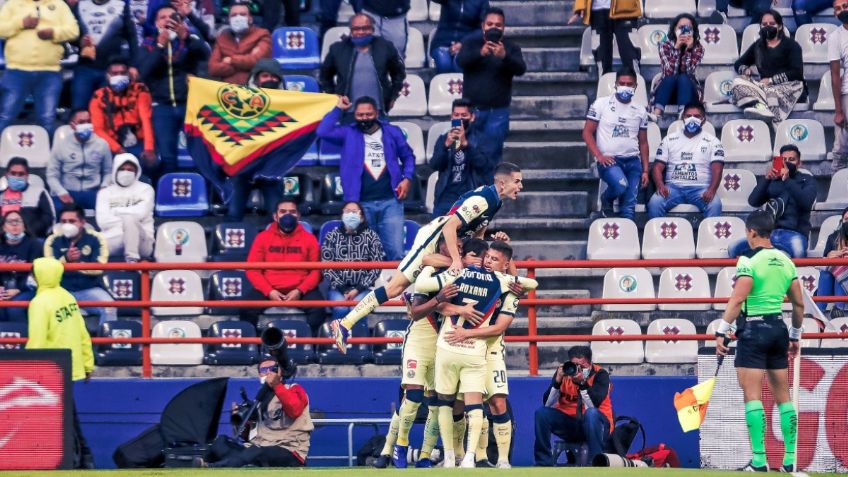 América DEDICA GOL ante Pachuca a Brandon Giovanny y Jesús, víctimas de colapso en Línea 12: FOTO