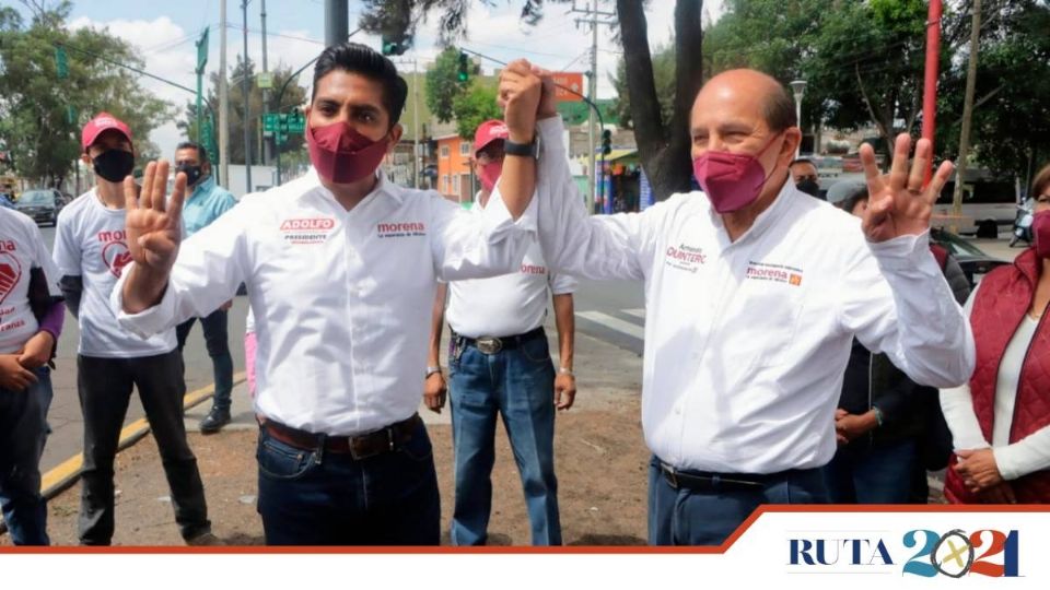 Armando Quintero prometió sanitizar y evitar más contagios; cuenta con el apoyo de los comerciantes. Foto: Especial