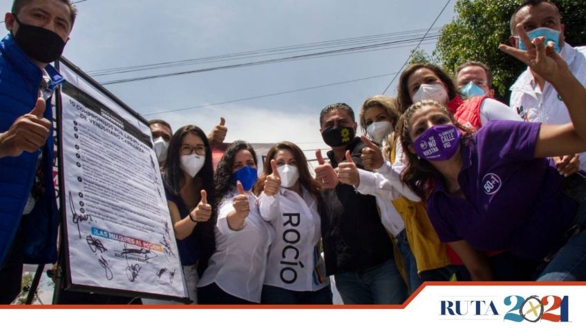 Rocío Barrera firma decálogo para garantizar los derechos de las mujeres en Venustiano Carranza