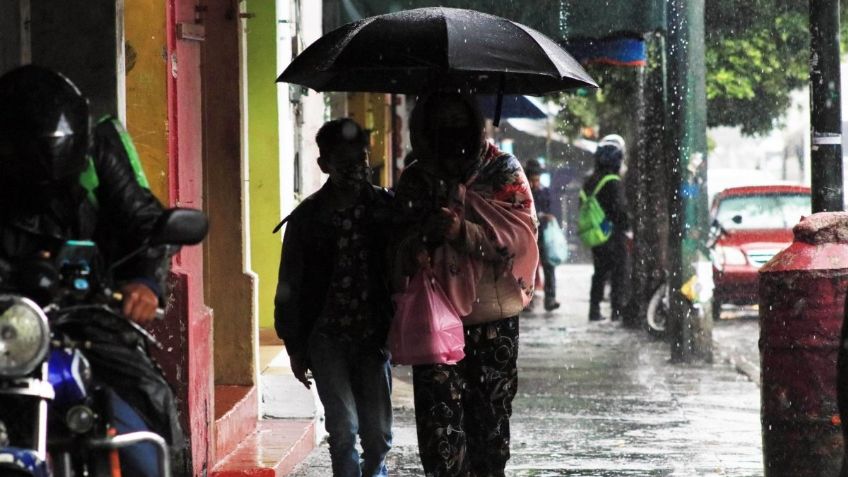 Clima CDMX: Se registran lluvias en algunas alcaldías con granizo; seis líneas del Metro se ven afectadas