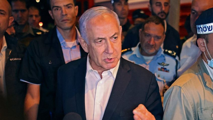 Benjamín Netanyahu califica de "justo" el ataque de Israel contra Hamas en la Franja de Gaza