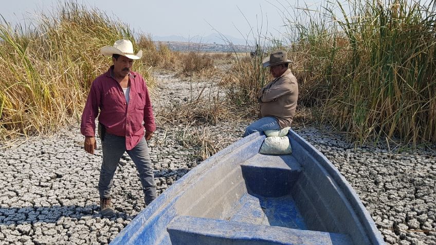 Sequía en Lago de Cuitzeo obliga a habitantes a migrar	