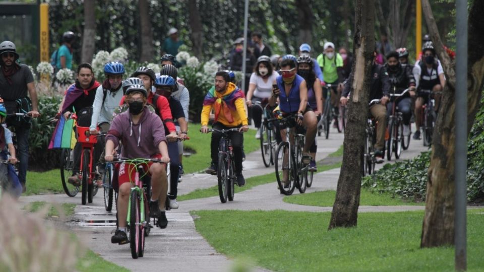 Los participantes se reunieron en el Parque Revolución en la alcaldía Azcapotzalco. Foto: Especial