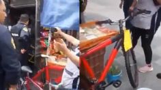 ¡Qué descaro! Denuncia venta de su bicicleta que le habían robado unos metros antes: VIDEO VIRAL