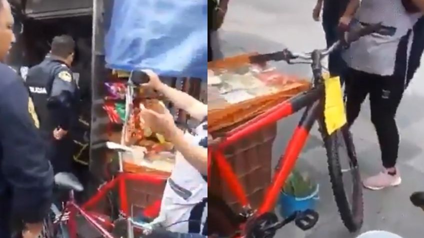 ¡Qué descaro! Denuncia venta de su bicicleta que le habían robado unos metros antes: VIDEO VIRAL