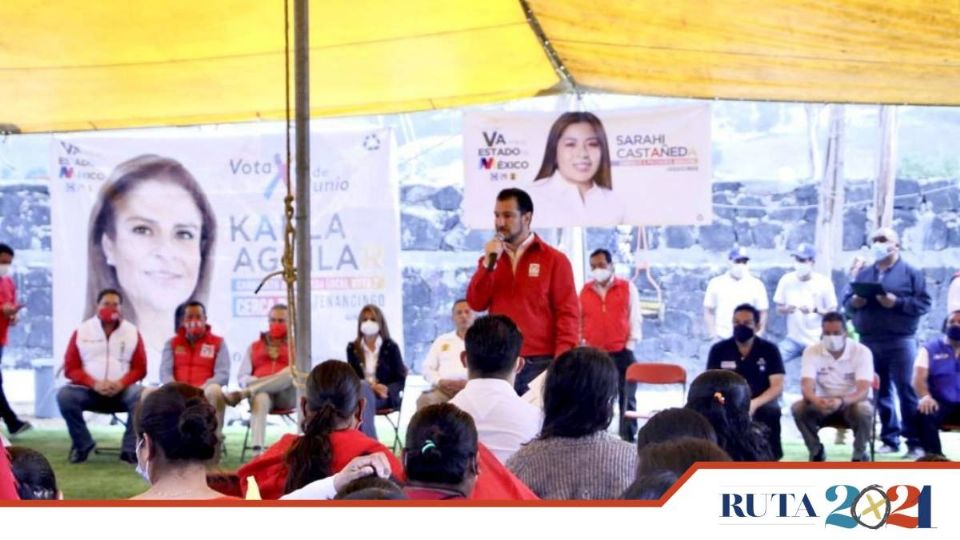 Pidió respaldar a Roberto Sánchez Pompa, candidato a diputado Federal por el distrito 35 de la Coalición Va por México. Foto: Especial