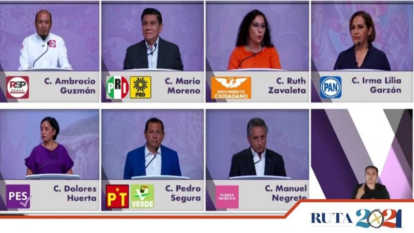 Candidatos a la gubernatura de Guerrero participan en segundo debate