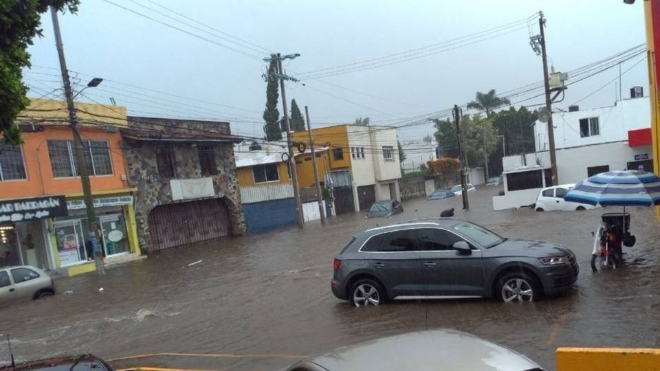 En distintos puntos de la entidad se reportaron inundaciones. Foto: Especial