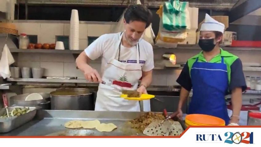 Conoce al candidato que presume en redes que aprendió a preparar tacos: VIDEO