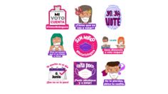 ¿Te sientes democrático? Así puedes descargar en WhatsApp los stickers del INE