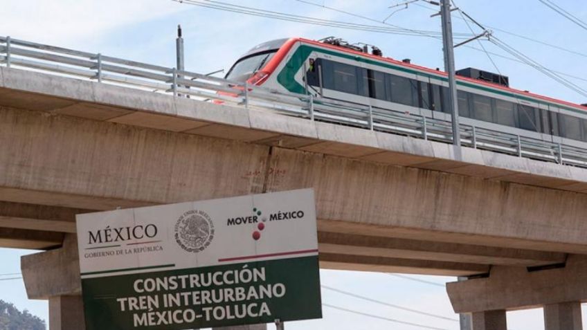 La SCT, quita obras del tren a Toluca a Caabsa