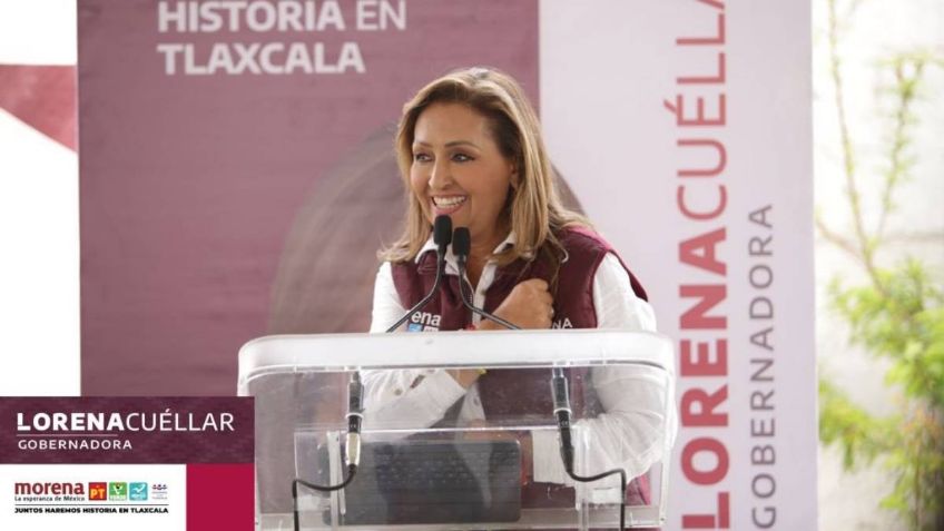 Lorena Cuéllar asegura que su relación con AMLO ayudará a Tlaxcala