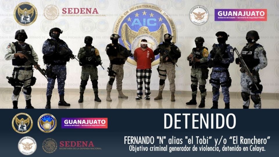 La detención se logró gracias a un operativo conjunto entre autoridades estatales y federales. Foto: Especial