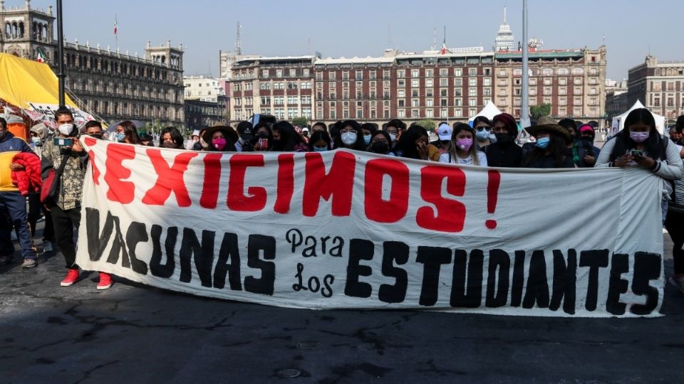 Estudiantes se manifestarán en la Ciudad de México contra el regreso a clases presenciales. Foto: Cuartoscuro