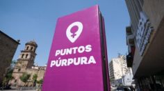 Jalisco inaugura 13 Puntos Purpura para auxiliar a mujeres en trayectos seguros