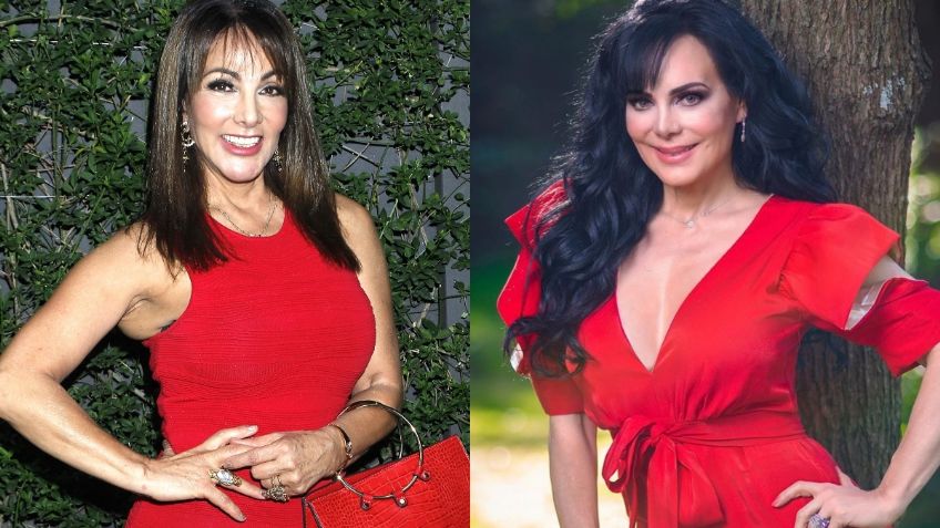 Olivia Collins se roba los fans de Maribel Guardia; posan juntas y las llenan de amor