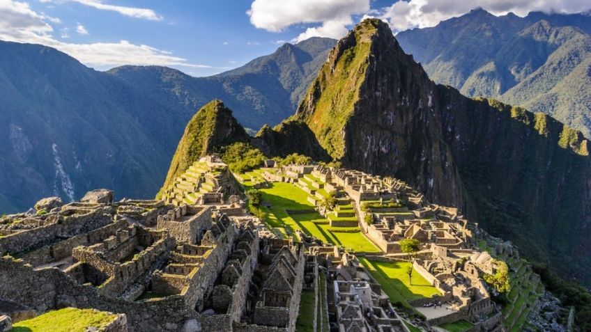 Familia de osos anteojos pasean por Machu Picchu