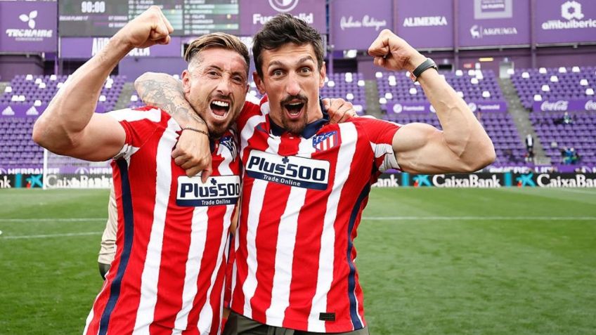 "¡Viva México!": Héctor Herrera celebra CAMPEONATO obtenido con Atlético de Madrid | FOTO