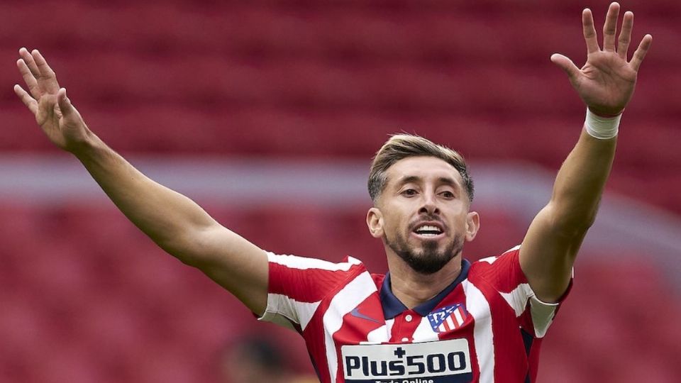 Herrera se coronó campeón con el Atlético de Madrid. Foto: Especial.