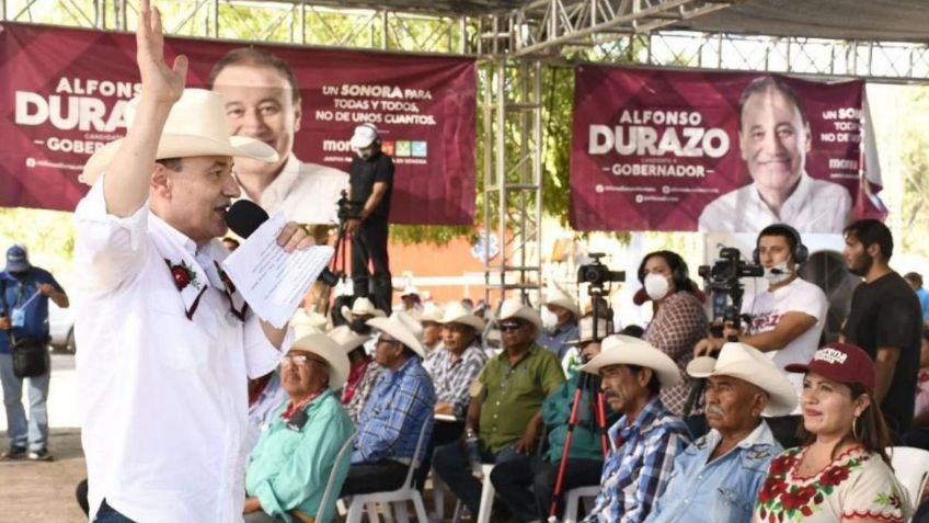 Anuncia Alfonso Durazo sus cierres de campaña en Sonora