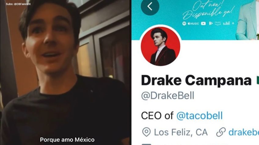 “Porque amo a México” Así explicó Drake Bell a unas fans su cambio de nombre: VIDEO