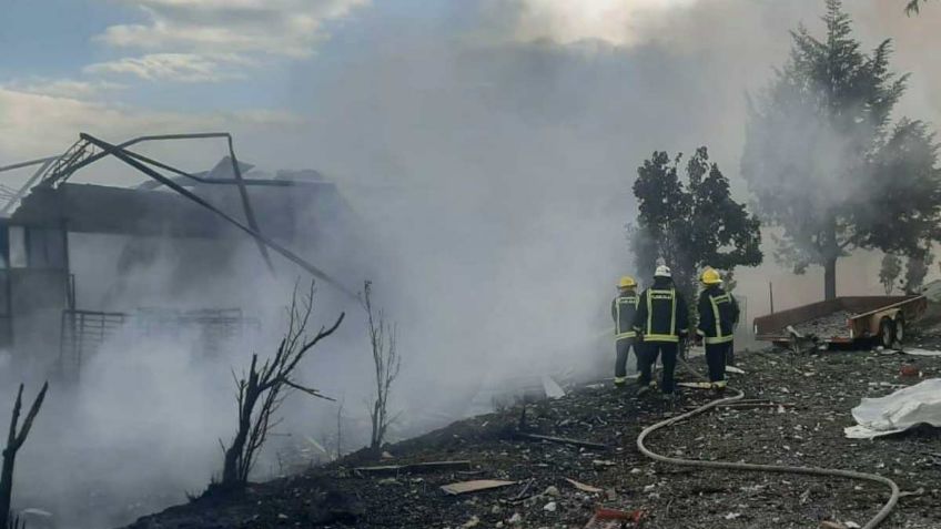 Explosión de un polvorín cobra la vida de tres personas