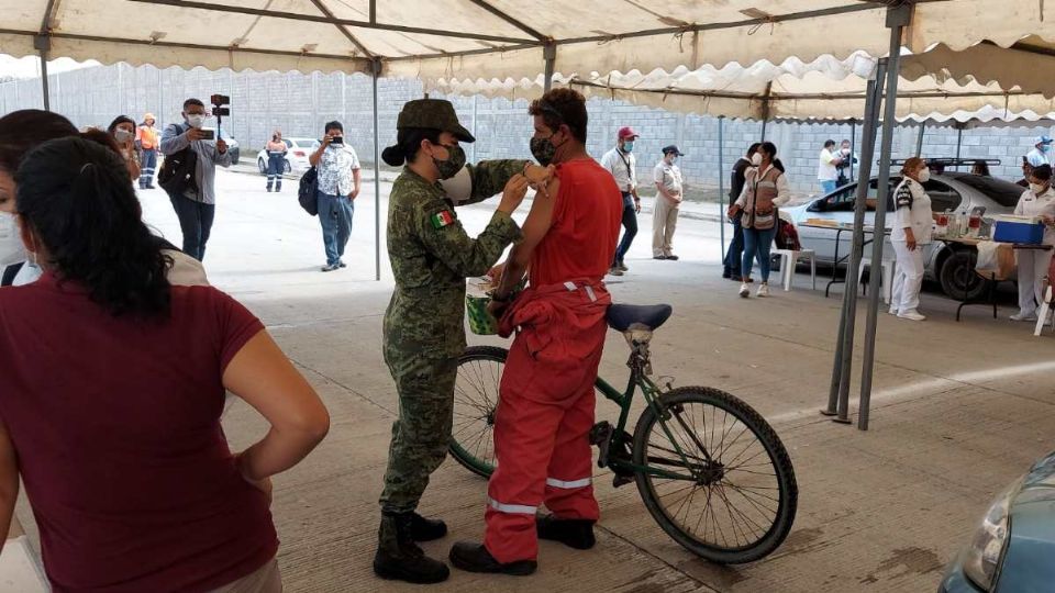 Las personas llegaron al módulo como pudieron