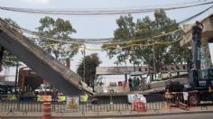 Trabajan en retiro de trabe colapsada en Línea 12 del Metro