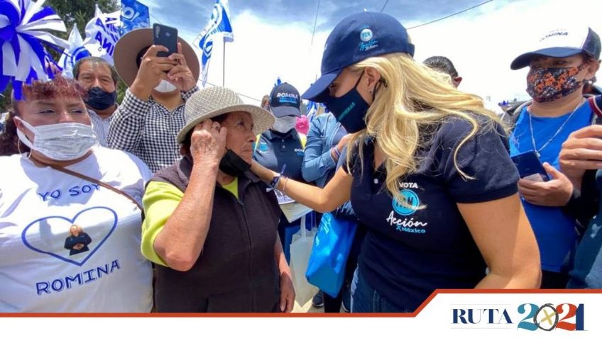 Romina Contreras llama a la ciudadanía de Huixquilucan a no confiarse y salir a votar este 6 de junio