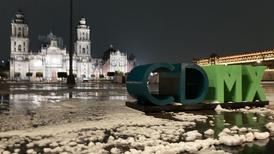 Se espera la caída de granizo en la capital. Foto: Cuartoscuro