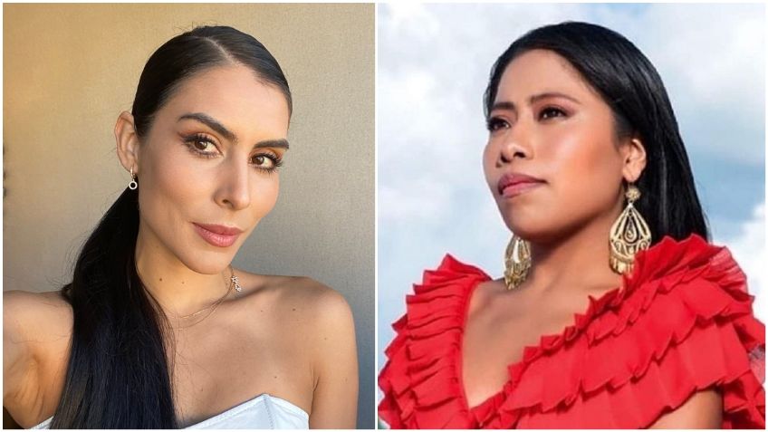 María León quiere ser como Yalitza Aparicio, se luce en vestido bordado a mano