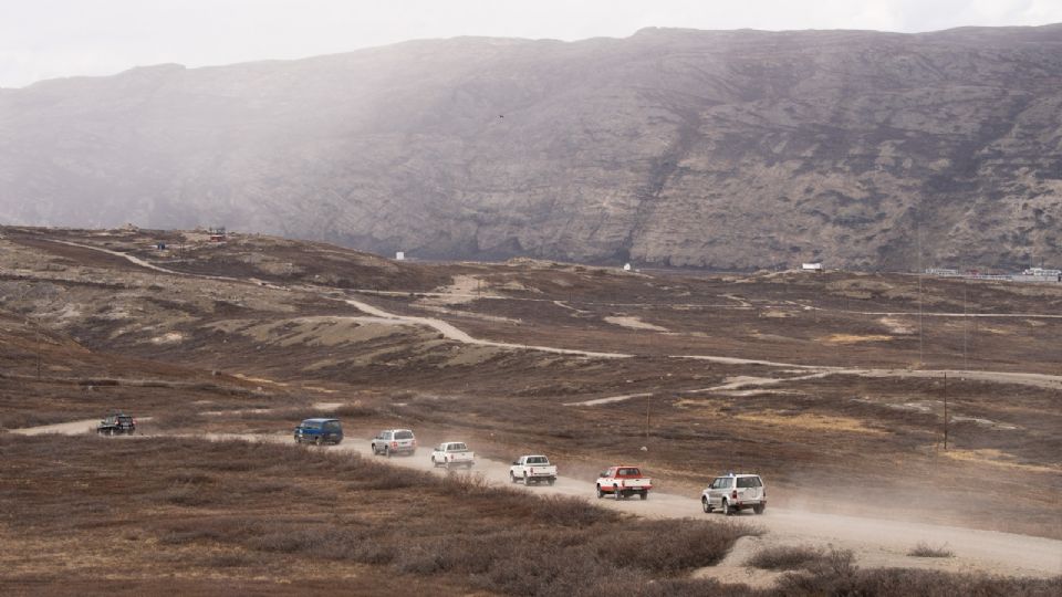 Los glaciares que se derriten en Groenlandia están contaminando las costas. Foto: AFP