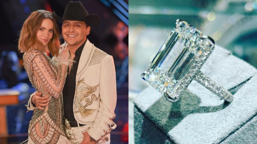 Christian Nodal habla por primera vez del ANILLO DE COMPROMISO que le dio a Belinda, ¿se lo pidió?