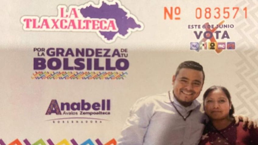 Allegados de Anabell Ávalos reparten tarjetas “La Tlaxcalteca”