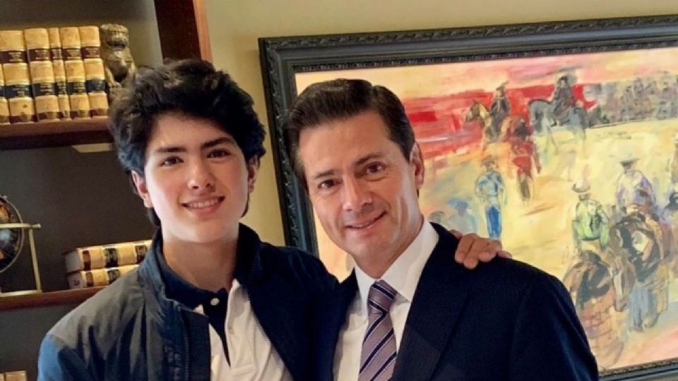 El parecido de Diego Peña y el ex presidente Peña Nieto ha llamado la atención 
FOTO: Twitter