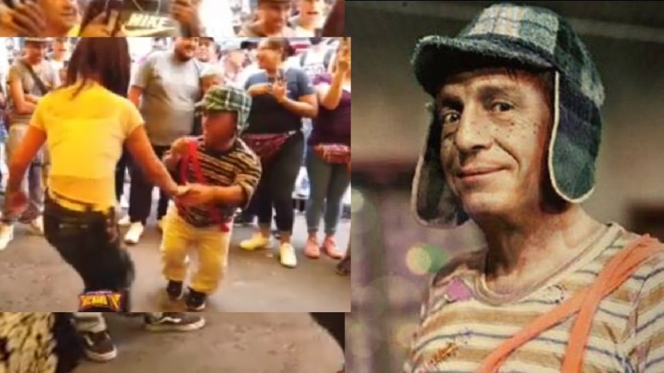 El paso del Chavo del 8 de Tepito. Foto: Especial